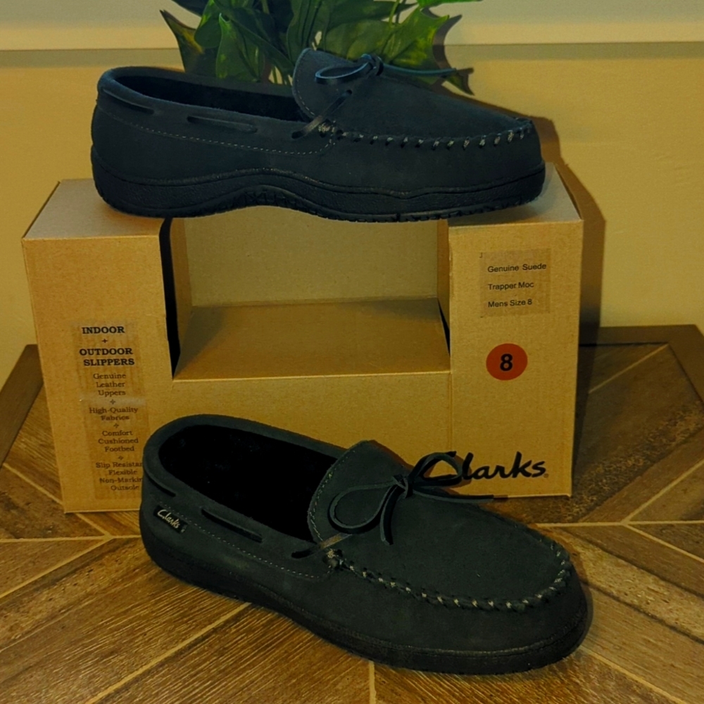 Clark's Genuine Suede Trapper Moccasins